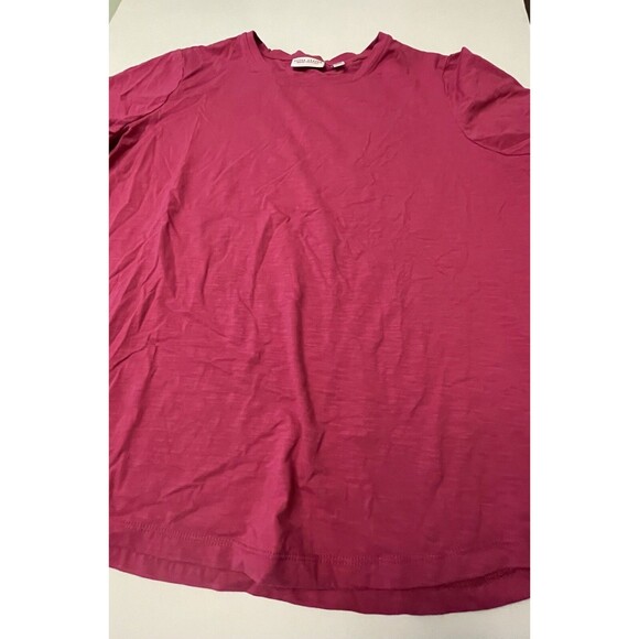 SUSAN GRAVER Every Day Liquid Knit Dolman Sleeve Top Red XL - Picture 5 of 5